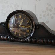 Большие каминные часы с четвертным боем 82 см