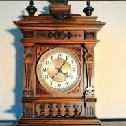 Каминные часы с боем Lenzkirch 59 см, 1886 год